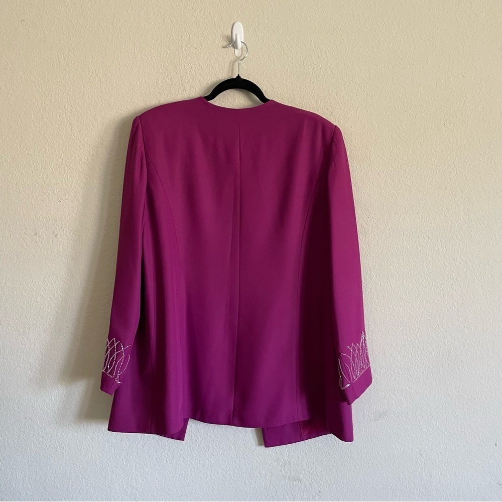 Fifth Sunday Exclusive Women's suit jacket size 16 long elegance event layering - Picture 6 of 6